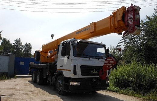 Автокран «Ивановец» 25 тонн МАЗ Автокран «Ивановец» 25 тонн МАЗ